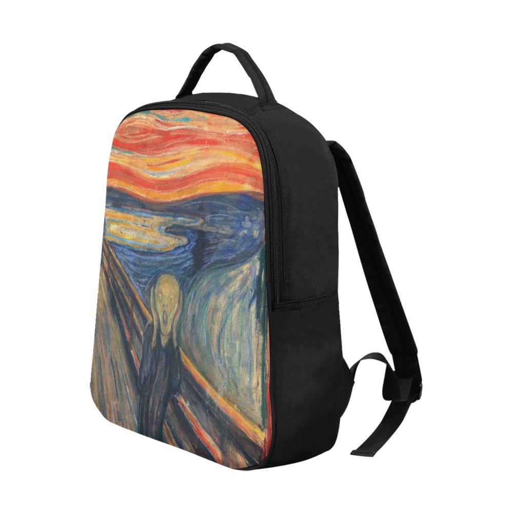 Edvard Munch-The scream Popular Fabric Backpack (Model 1683)