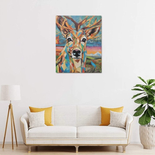 Deer Upgraded Canvas Print 16"x20"