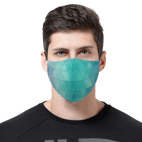 mosaic 35 3D Mouth Mask with Drawstring (Pack of 100) (Model M04)
