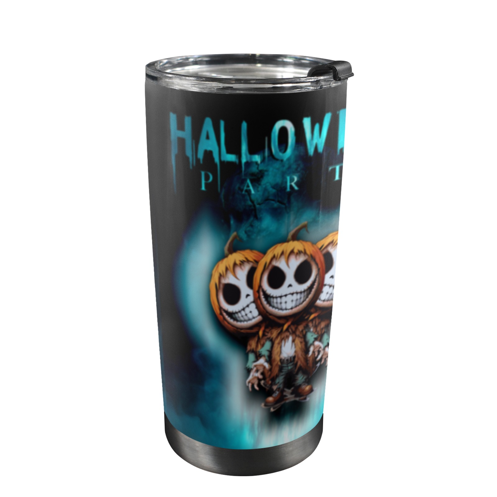 Happy Hello Ween 20oz Mobile Tumbler with Lid (Black Lock)