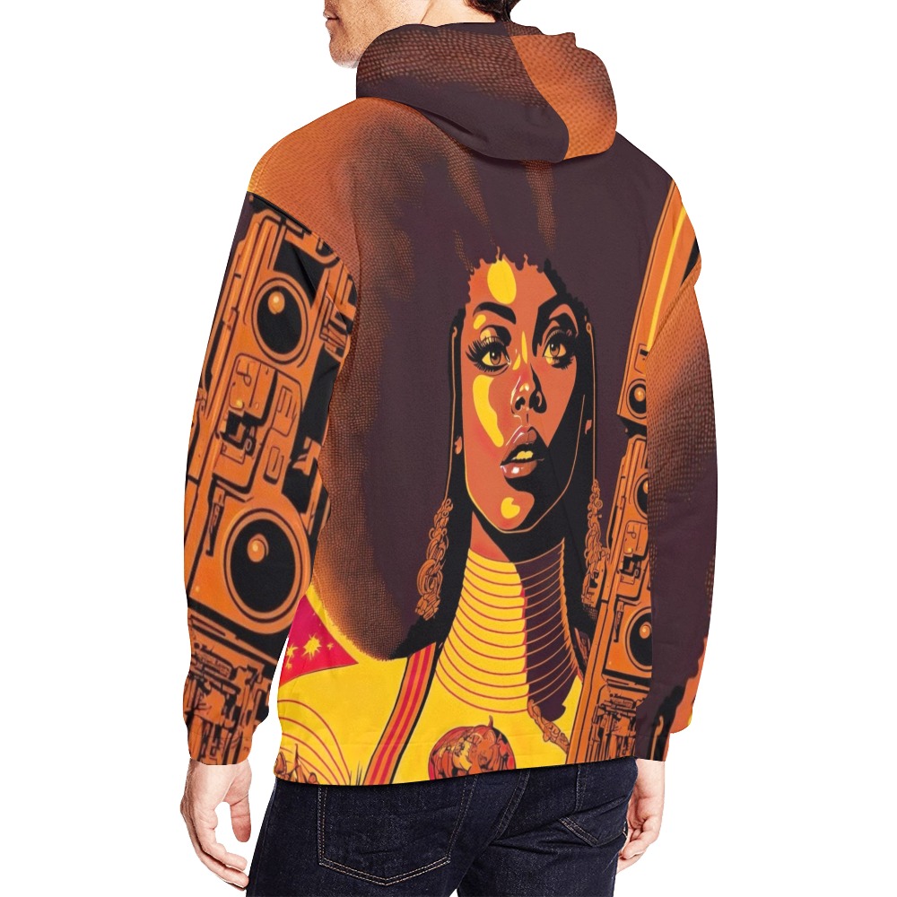 Beautiful_Future All Over Print Hoodie for Men (USA Size) (Model H13)