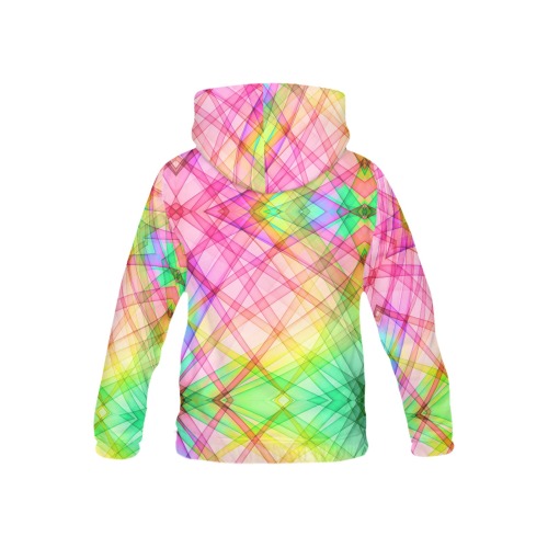Colorful Geometric Hoodie.jpg All Over Print Hoodie for Kid (USA Size) (Model H13)