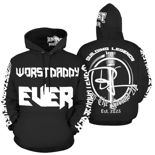 WorstDaddyEver Hoodie     BNW All Over Print Hoodie for Men (USA Size) (Model H13)