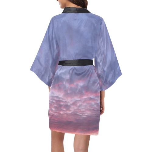 Morning Purple Sunrise Collection Kimono Robe