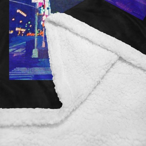454774 Double Layer Short Plush Blanket 50"x60"