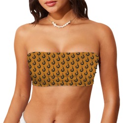 Lion Hooks Chest Wrap Bikini Top (Model S36)