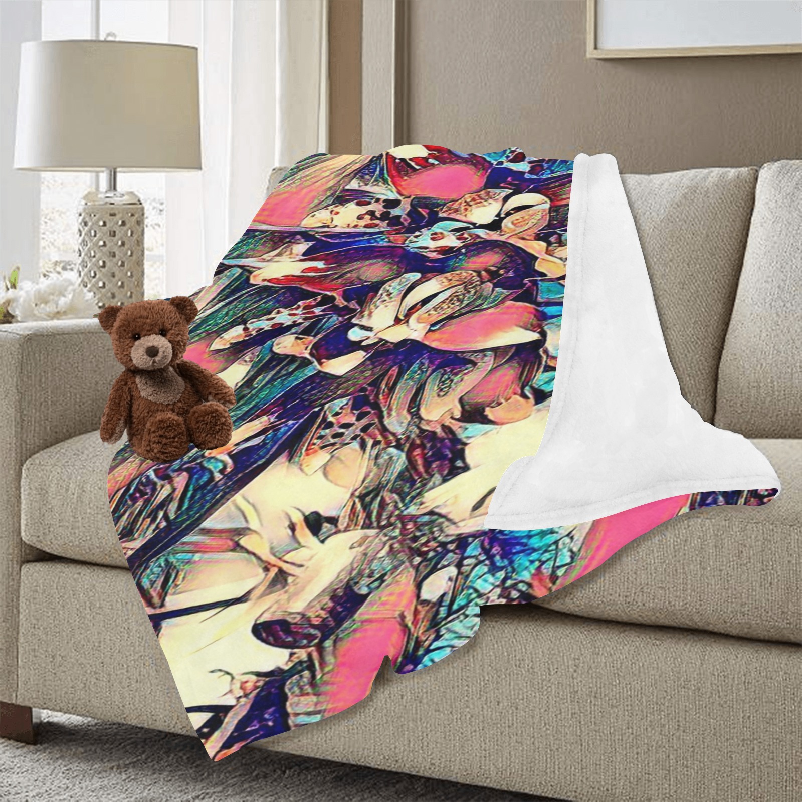 a whole lot of 55b Ultra-Soft Micro Fleece Blanket 60"x80" (Thick)