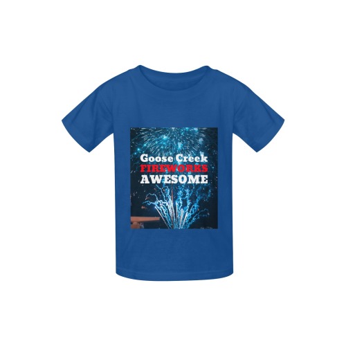 GooseCreek Fireworks Kid's  Classic T-shirt (Model T22)