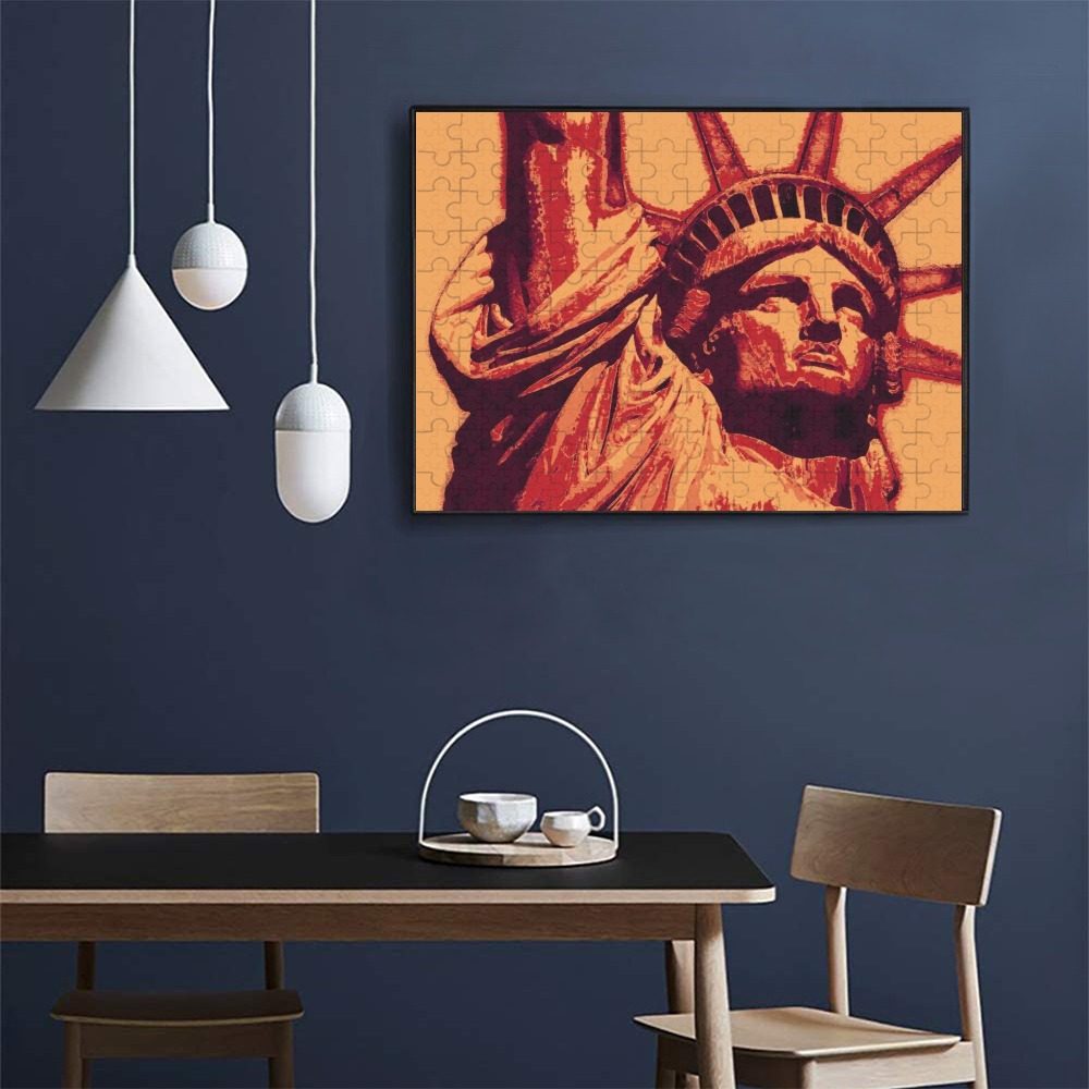 STATUE OF LIBERTY 3 500-Piece Wooden Photo Puzzles