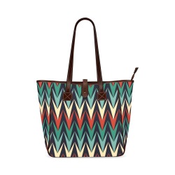 Chevron Zig Zag Tote Classic Tote Bag (Model 1644)