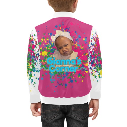 Kid's Custom Bomber Kids' Bomber Jacket with Pockets (Model H40)