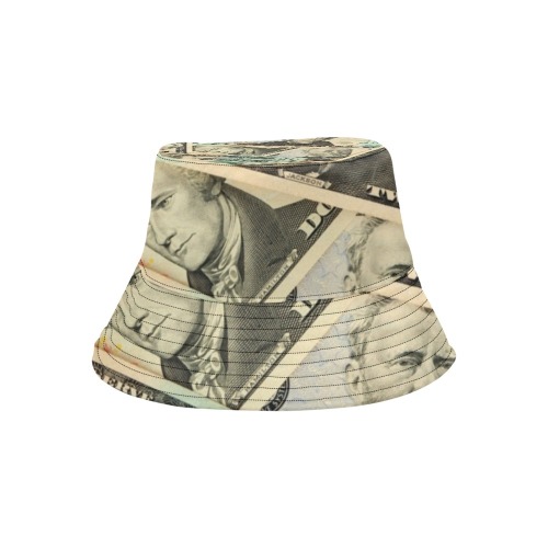 US PAPER CURRENCY All Over Print Bucket Hat for Men