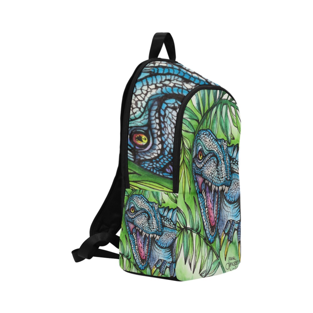 Dinosaur Backpack Fabric Backpack for Adult (Model 1659)