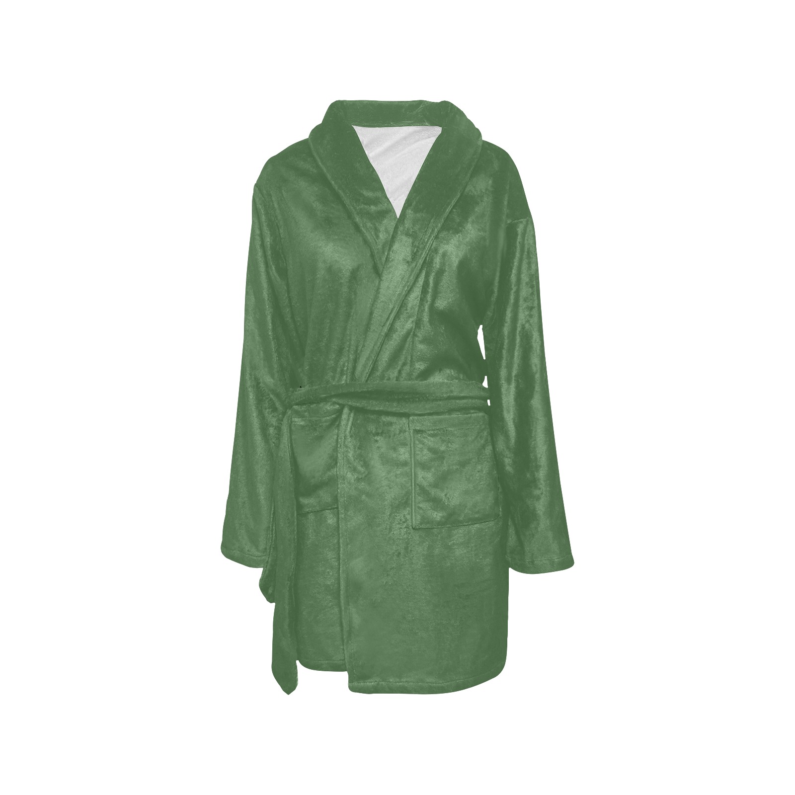 color artichoke green Women's All Over Print Night Robe