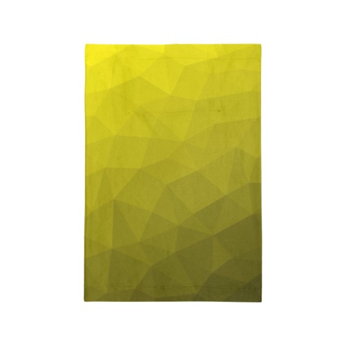 Yellow gradient geometric mesh pattern Multifunctional Dust-Proof Headwear