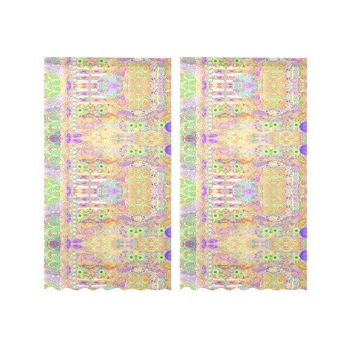 M4 Gauze Curtain 28"x63" (Two-Piece)