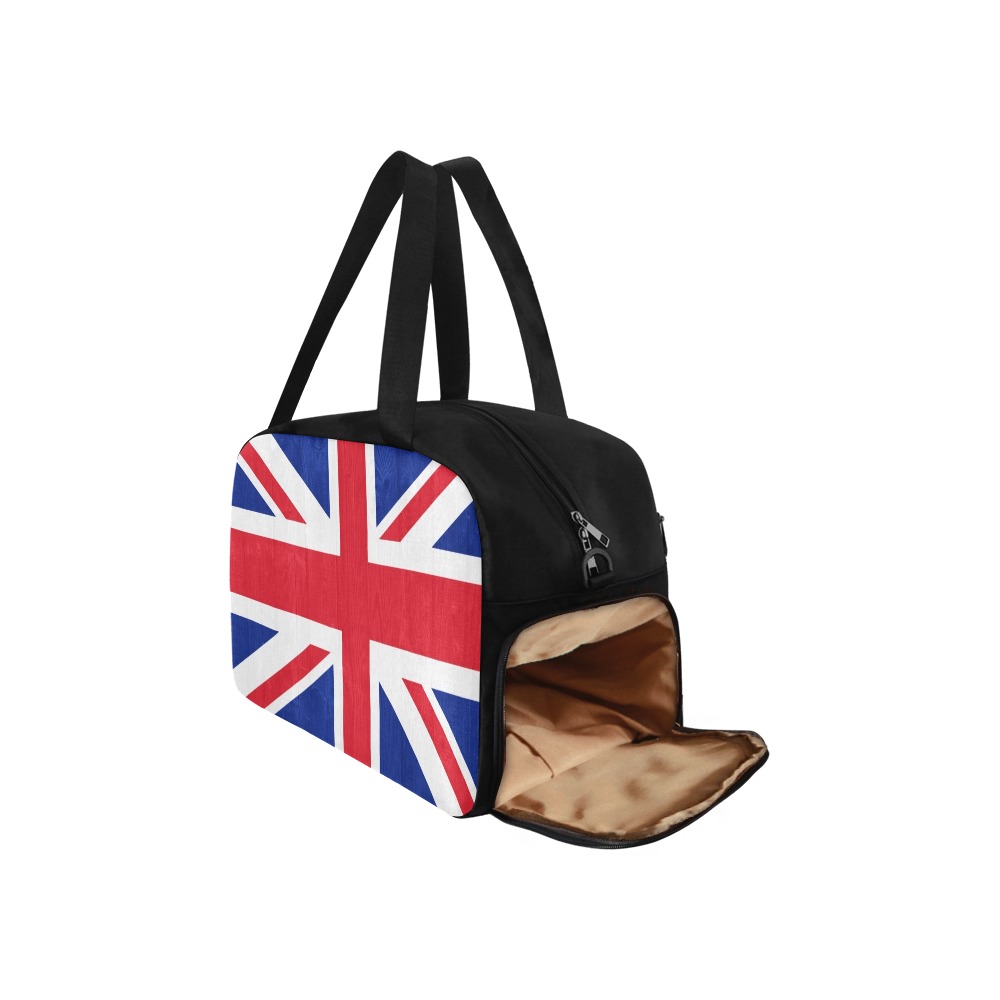 Union Jack Brit Flag Fitness Handbag (Model 1671)