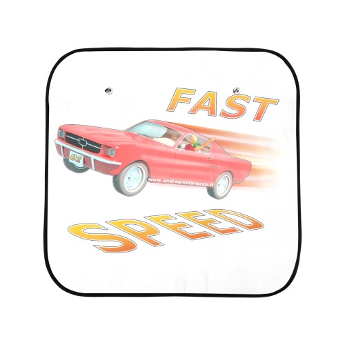 Fast and Speed 01 Car Sun Shade 28"x28"x2pcs