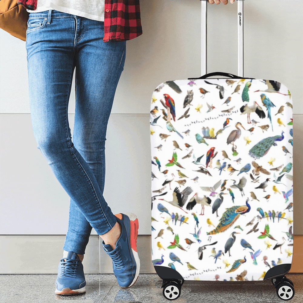 oiseaux Luggage Cover/Medium 22"-25"