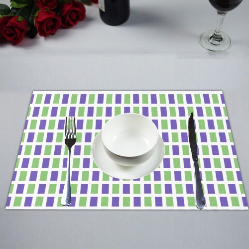 blue and green Placemat 14’’ x 19’’