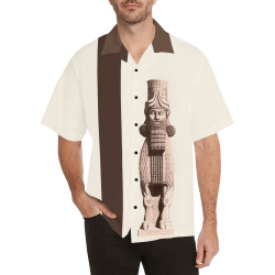 Lamassu Artwork Shirt Hawaiian Shirt (Model T58)