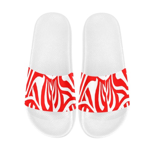 aaa red w Men's Slide Sandals (Model 057)