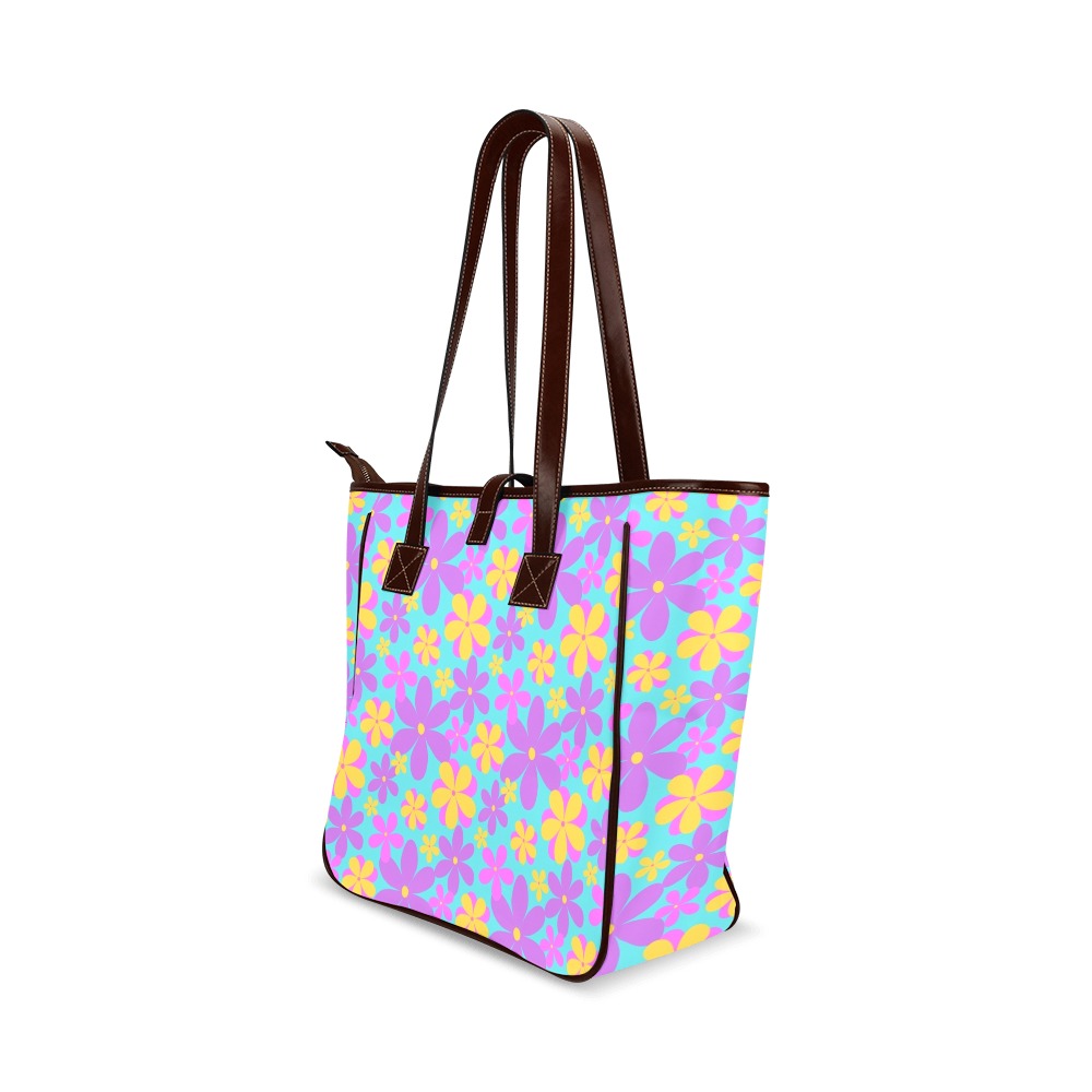 Pastel Petal Pattern Classic Tote Bag (Model 1644)