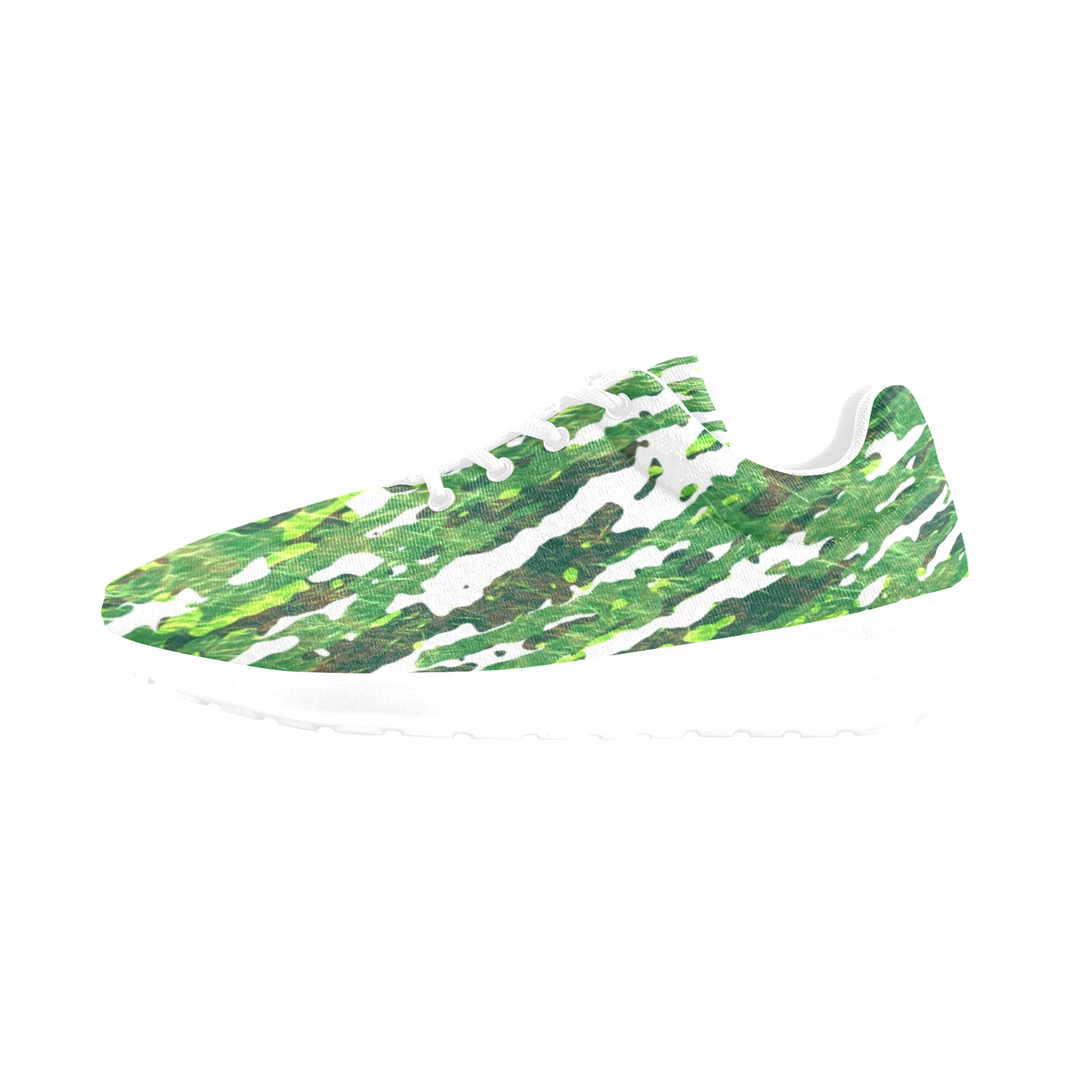 Bark Trunk Tree Camouflage Women's Athletic Shoes (Model 0200)