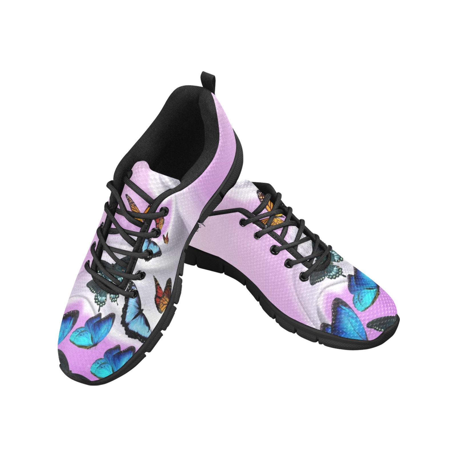 butterfly loop Women's Breathable Running Shoes (Model 055)