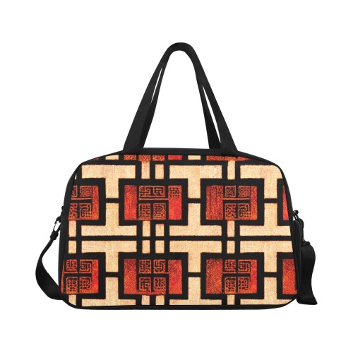 Chinese pattern 1 Fitness Handbag (Model 1671)