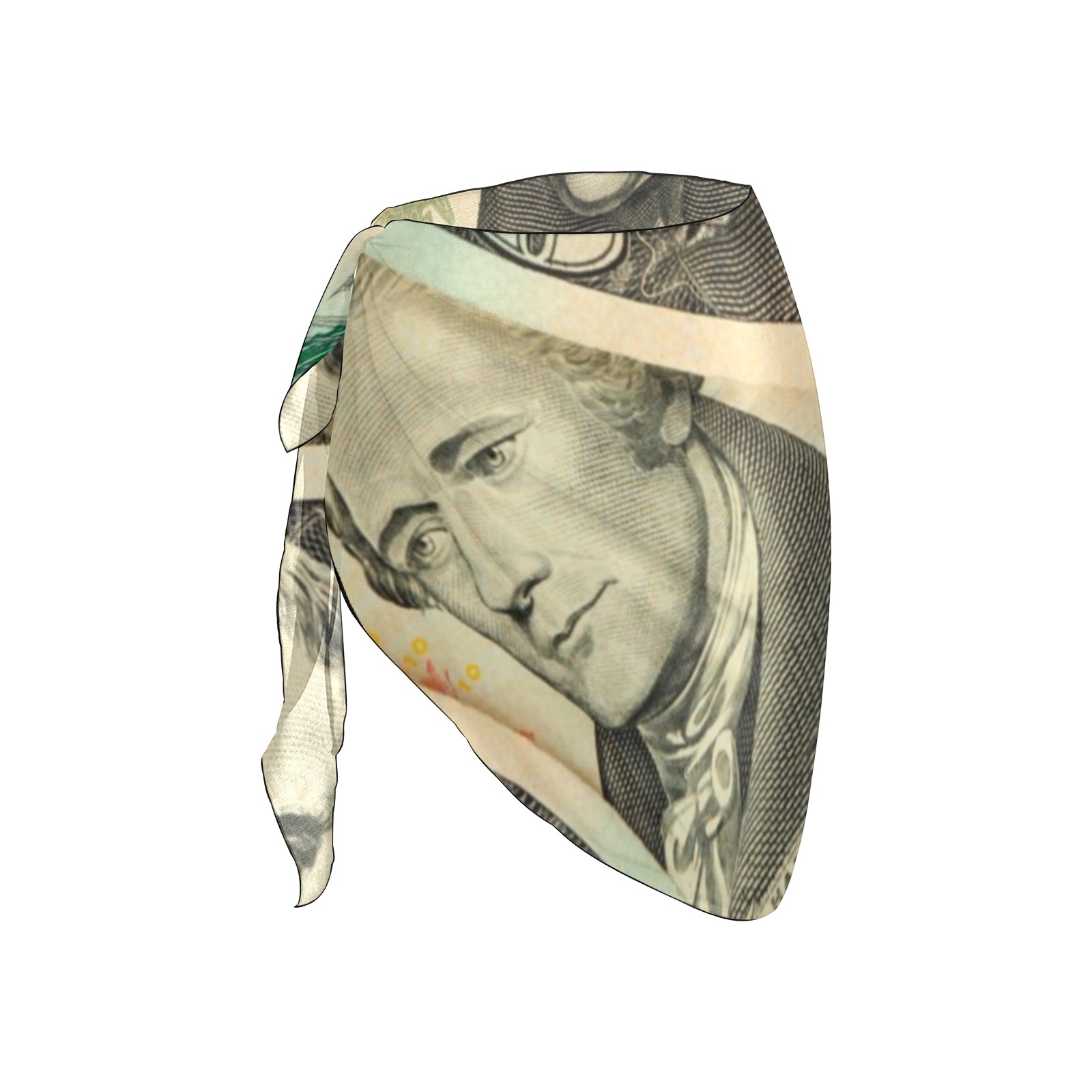 US PAPER CURRENCY Beach Sarong Wrap