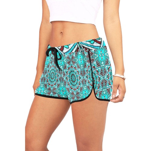 46 Women's All Over Print Relaxed Shorts (Model L19)