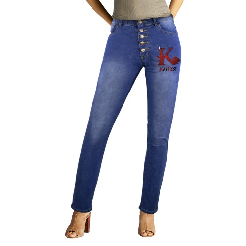 Kay Rose Women's Jeans (Front&Back Printing)