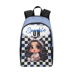 Sparkle On Chibi Baby Girl Style School Travel Backpack Fabric Backpack for Adult (Model 1659)