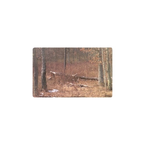 Falling tree in the woods Kitchen Mat 28"x17"