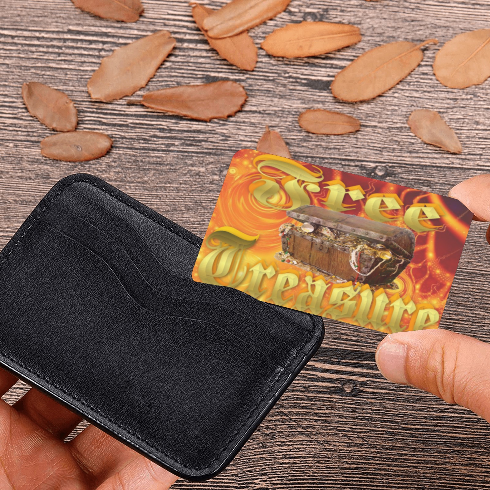 Free Treasure Wallet Insert Card (Two Sides)