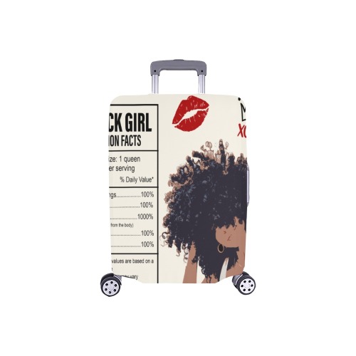 BLACK GIRL SMALL Luggage Cover/Small 18"-21"