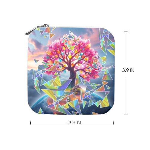 Tree Sunrise Custom Printed Travel Jewelry Box