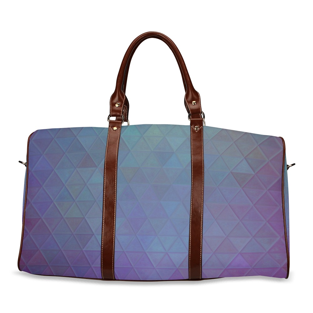 mosaic triangle 14 Waterproof Travel Bag/Small (Model 1639)