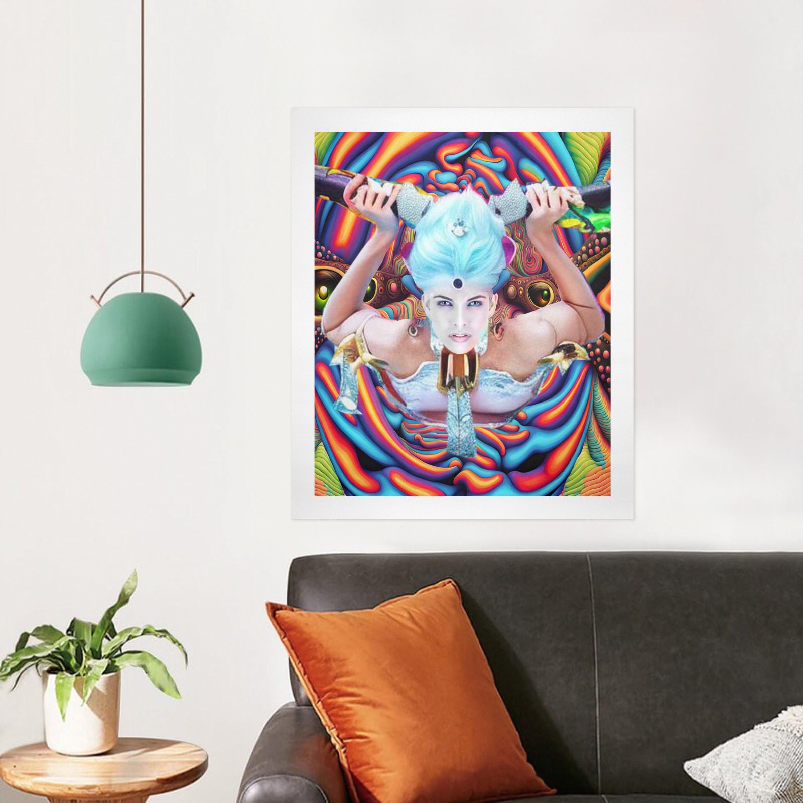 Psychedelic Astral Plane Art Print 20"x24" (4 Pieces)