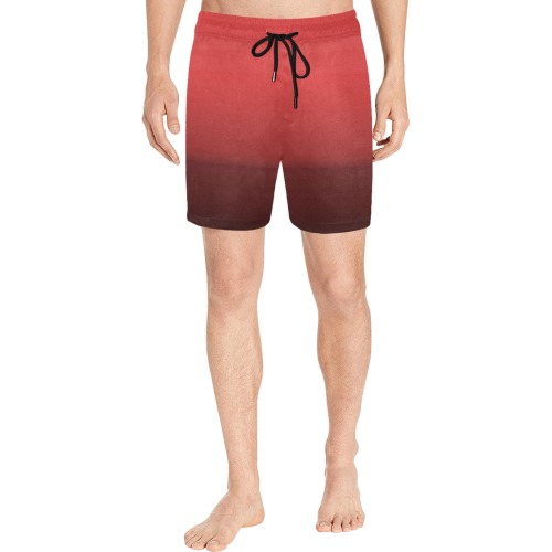 orn red Men's Mid-Length Swim Shorts (Model L39)