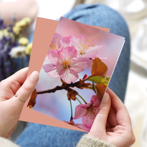 Beauty, love, wisdom of sakura cherry flowers.