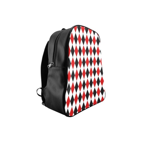 DIAMOND PATTERN School Backpack (Model 1601)(Small)