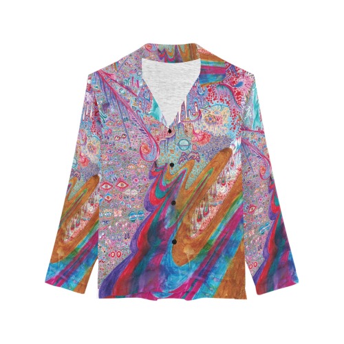 Eyes of a Toronto Summer Women's Long Sleeve Pajama Shirt