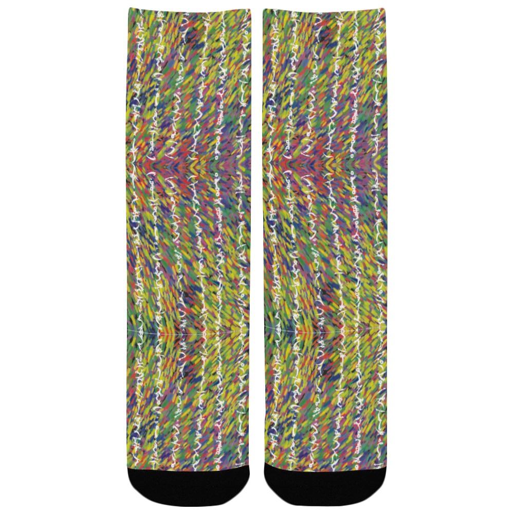 Modern Asian Art1 Custom Socks for Kids