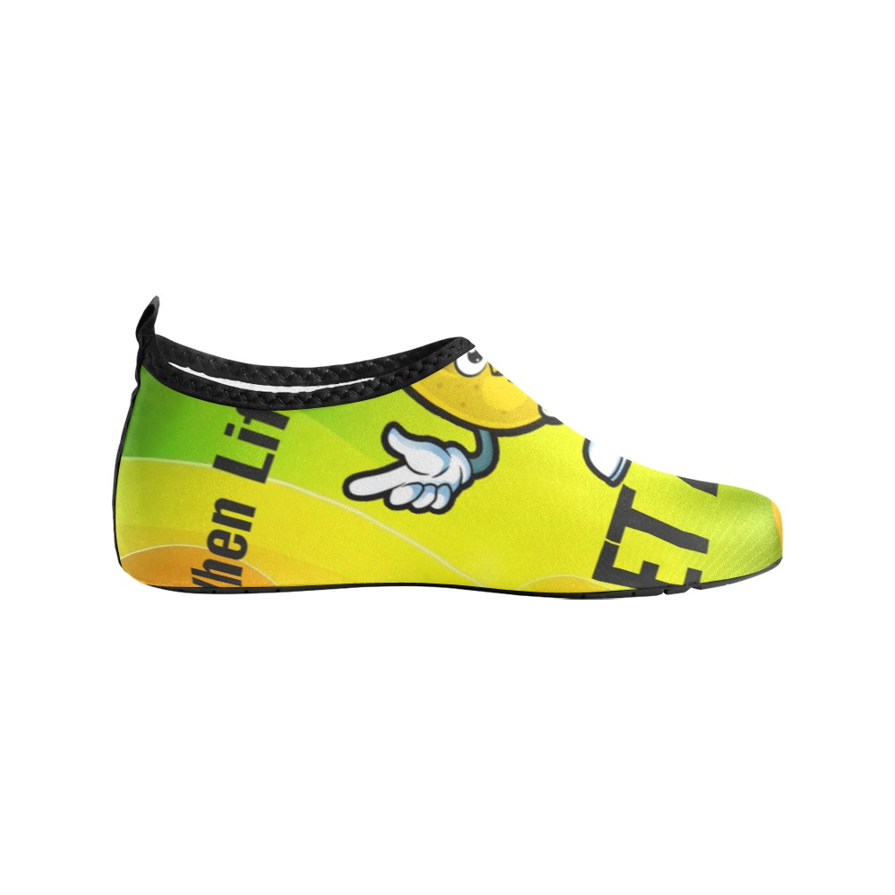 Lemon petty-2 water shoes Men's Slip-On Water Shoes (Model 056)