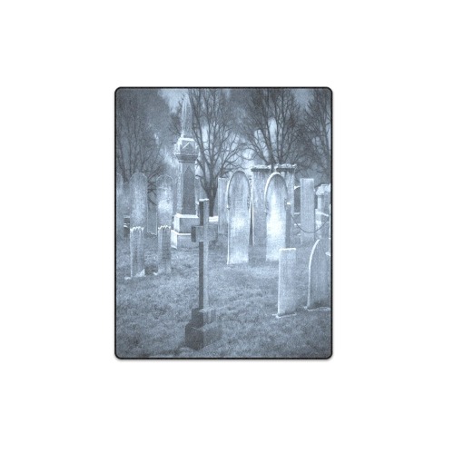 Haunted Cemetery Blanket 40"x50"