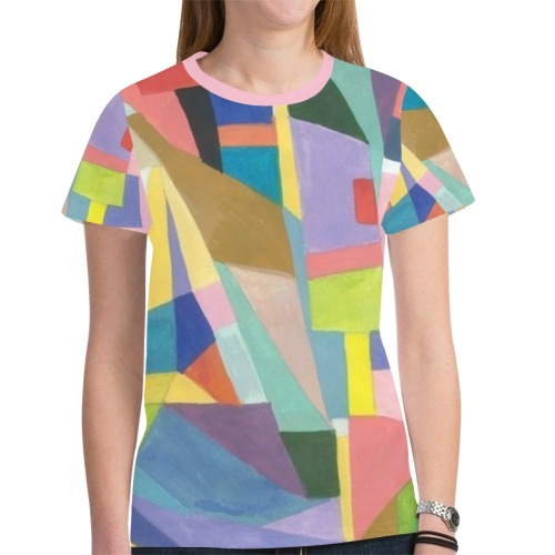 Melissa New All Over Print T-shirt for Women (Model T45)