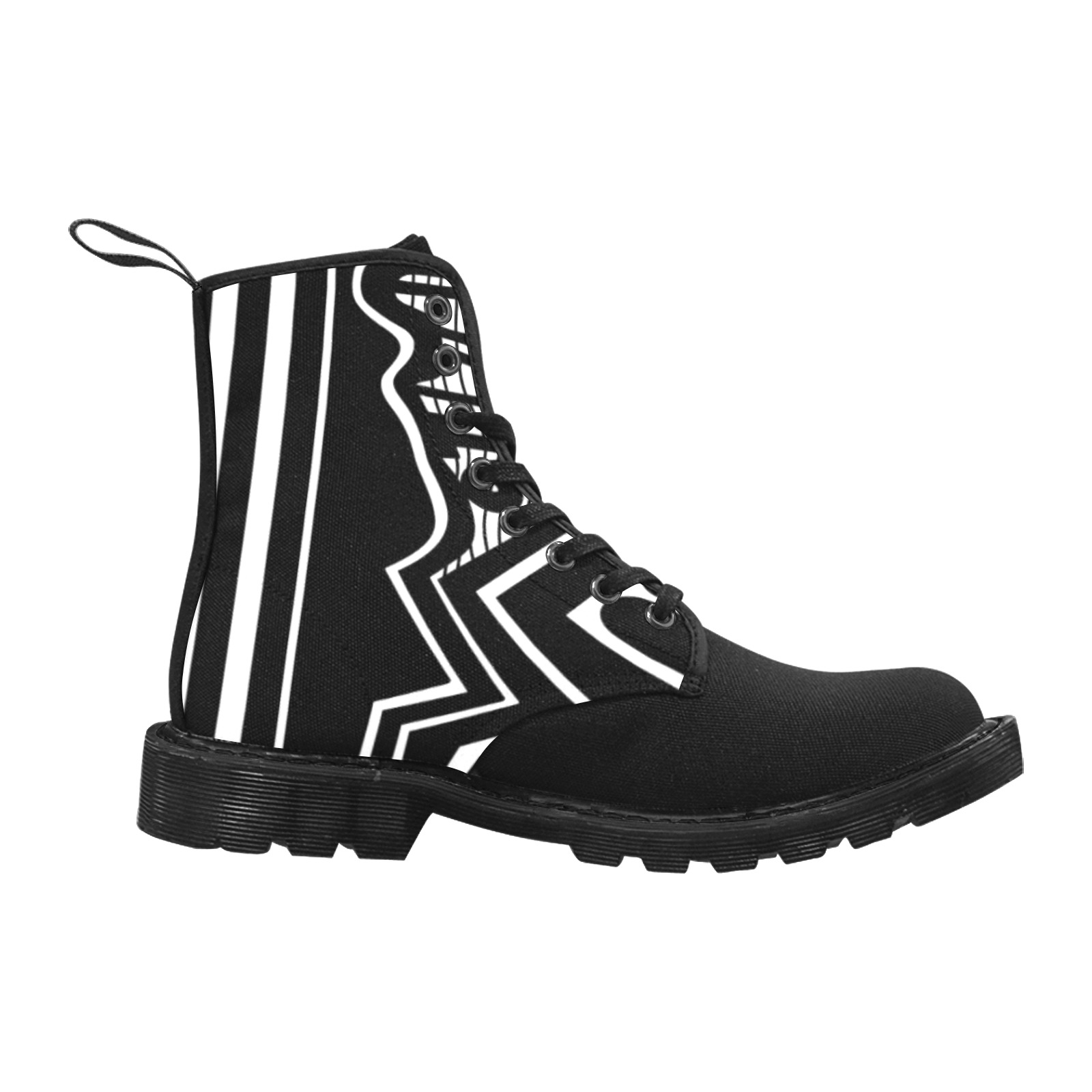 Eph 4-16 Boots Men Martin Boots for Men (Black) (Model 1203H)