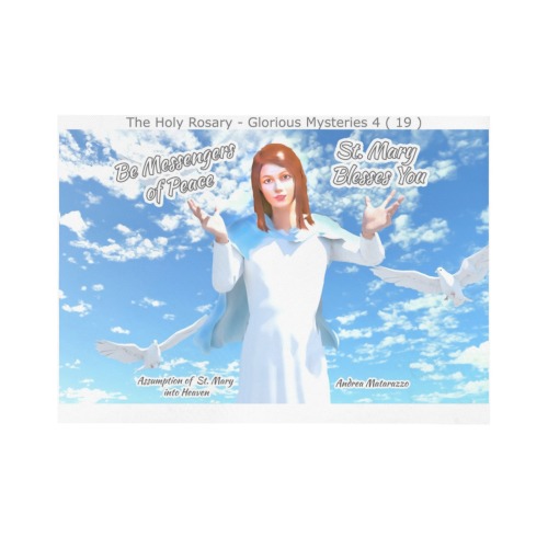 St. Mary into Heaven ( Drawing with text elements )